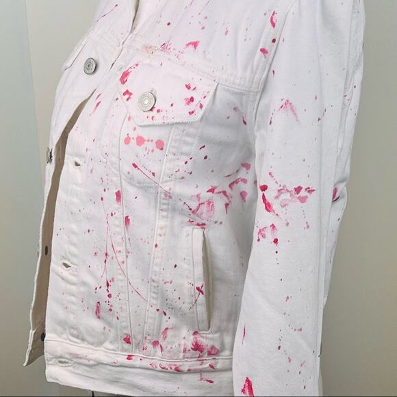 Polo Ralph Lauren Womens Pink Pony Denim Trucker Jacket Size XS Western Barbie - Picture 4 of 14